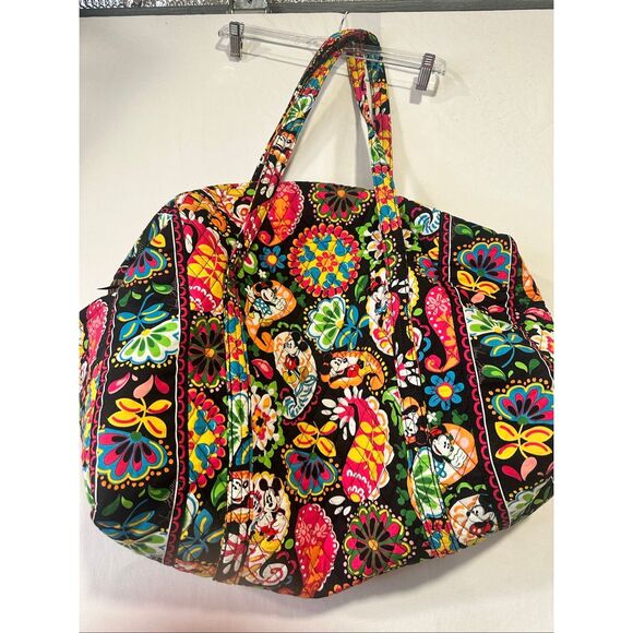 Vera Bradley Disney Parks Large Duffel Bag Midnight with Mickey Retired